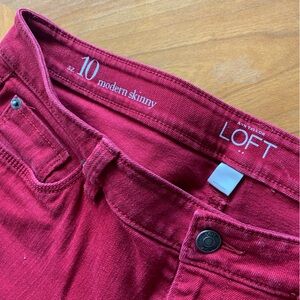 LOFT Modern Skinny Jeans